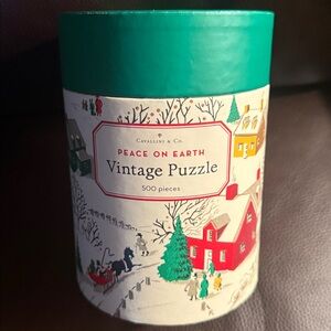 Cavalinni &Co Peace on Earth Puzzle. 500 pieces.  Complete with poster.